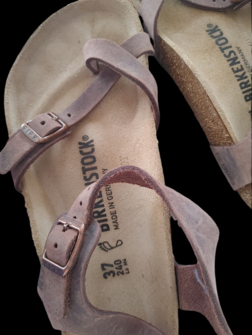 Birkenstock Women’s Taormina Sandal Habana Oiled Leather - Picture 7 of 9